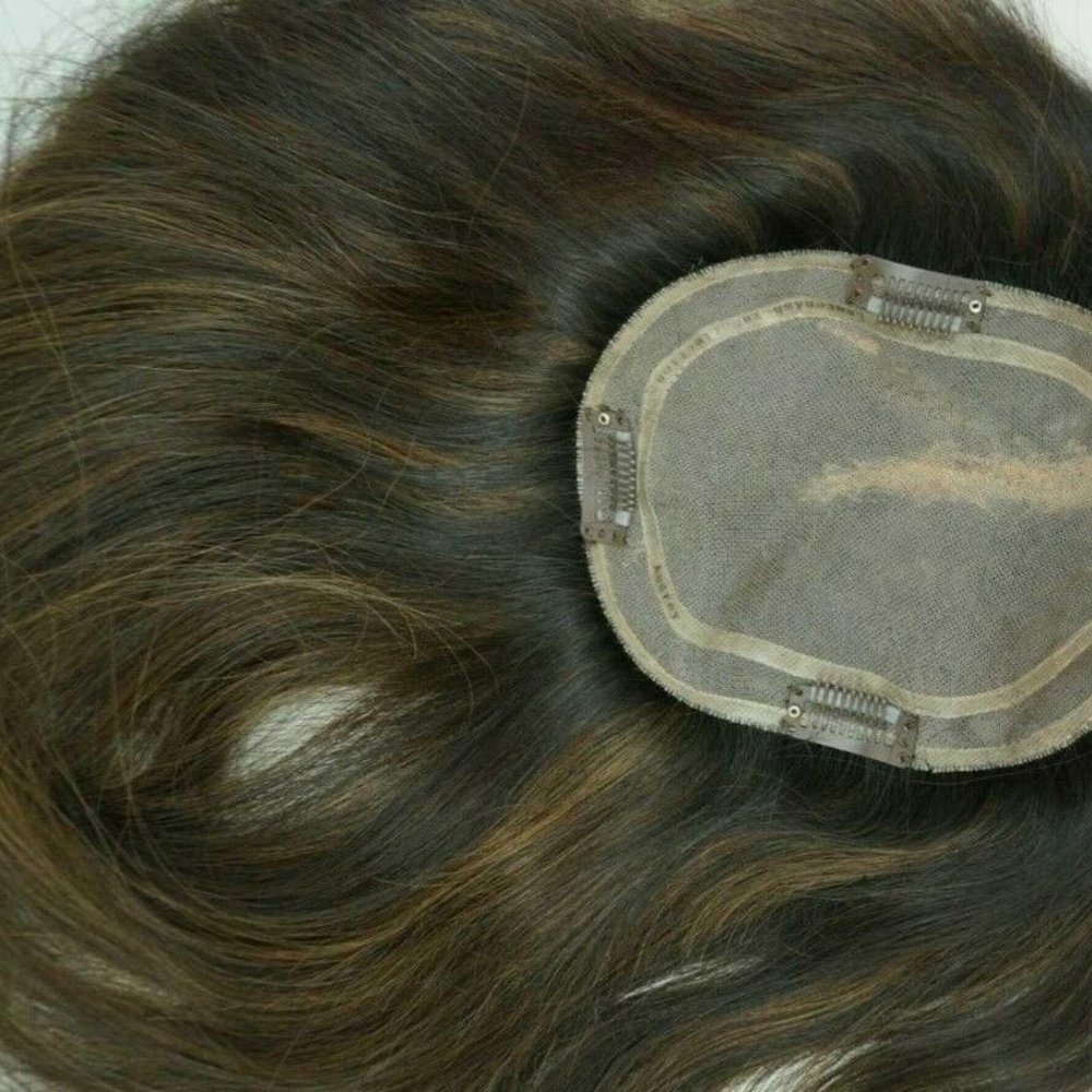 LAUREN ASHTYN EUROPEAN FULL VOLUME CUSTOM LUXURY LAYERED HUMAN HAIR TOPPER 20"" - Picture 3 of 9